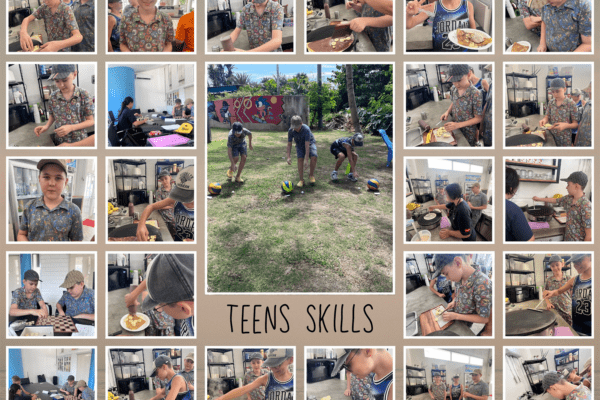 easter camp youth skills photo array