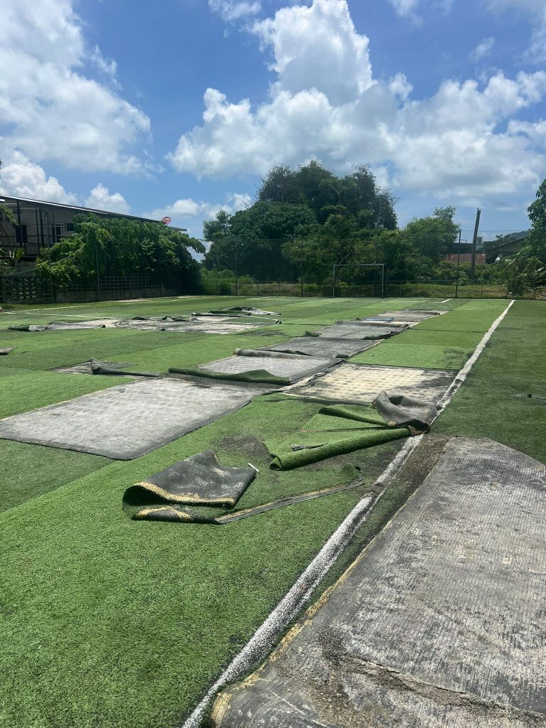 Old turfs for replacement