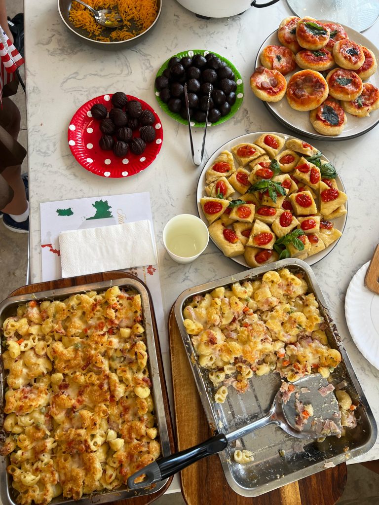 Foods on the table
