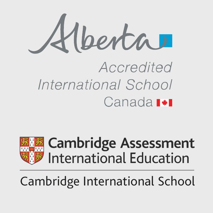 canadian alberta and cambridge international accreditation logos
