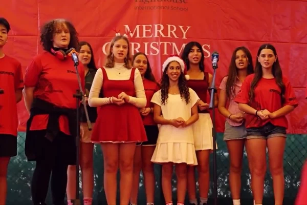 Secondary students choir performance