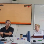 School heads gathered in a table