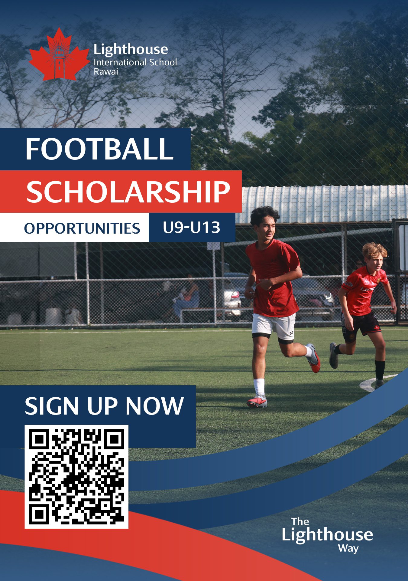 Football Scholarship Opportunities U9-U13 poster