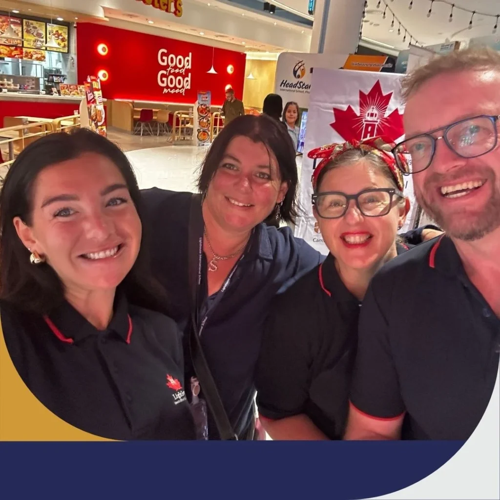 Lighthouse staff beaming at the camera