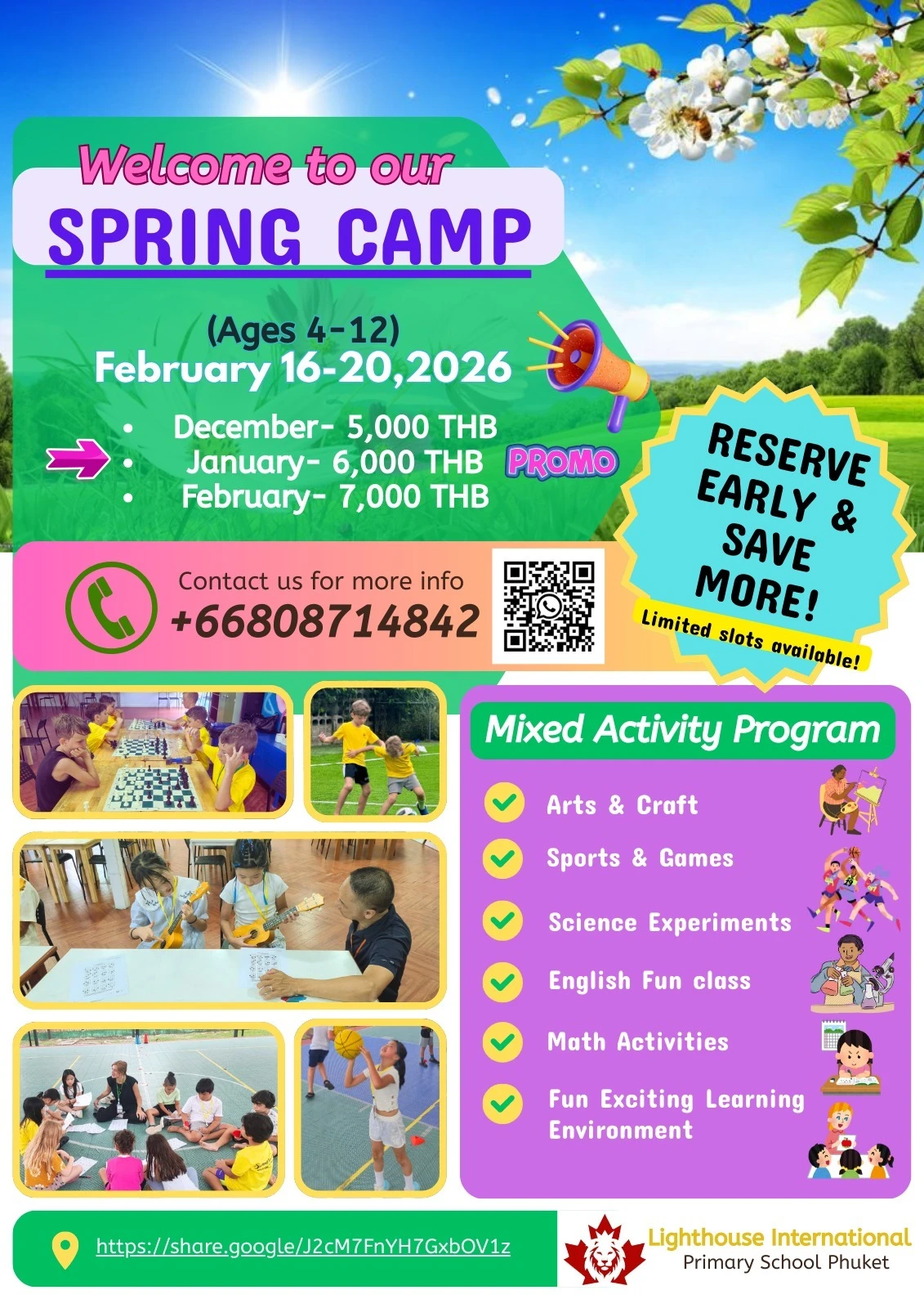 Spring Camp poster