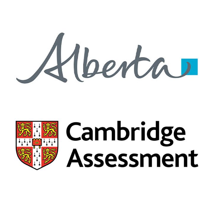 alberta and cambridge assessment logos