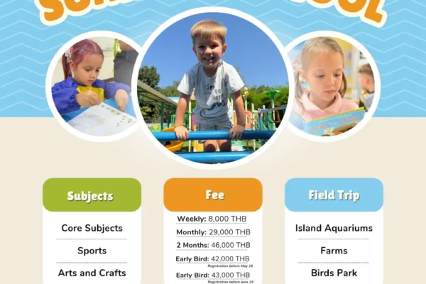 Kindergarten Summer School poster