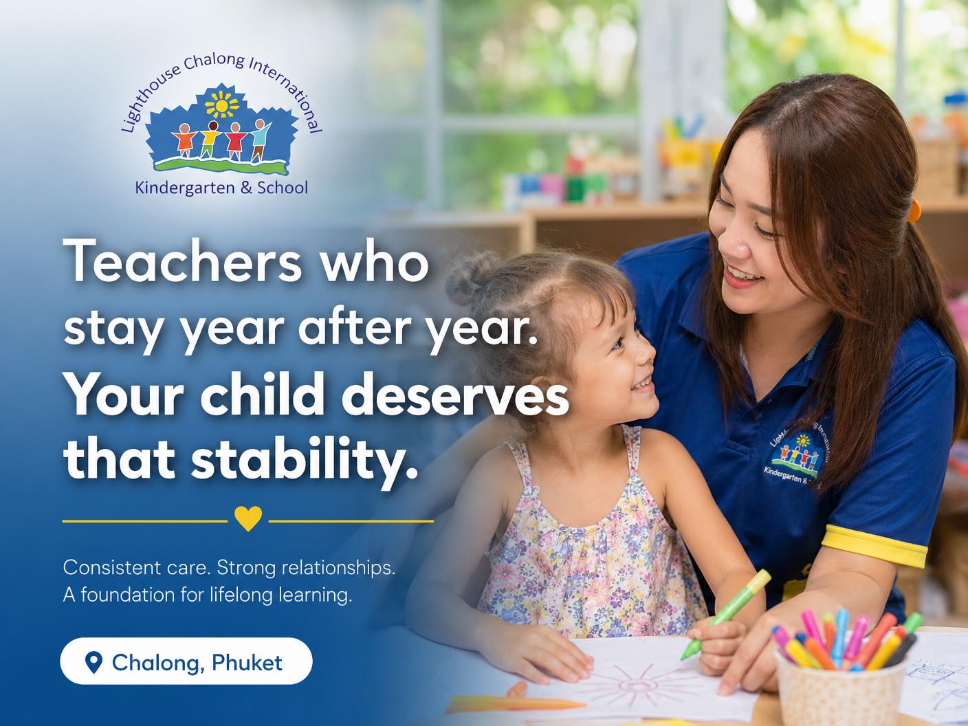 Lighthouse Kindergarten Phuket stability poster