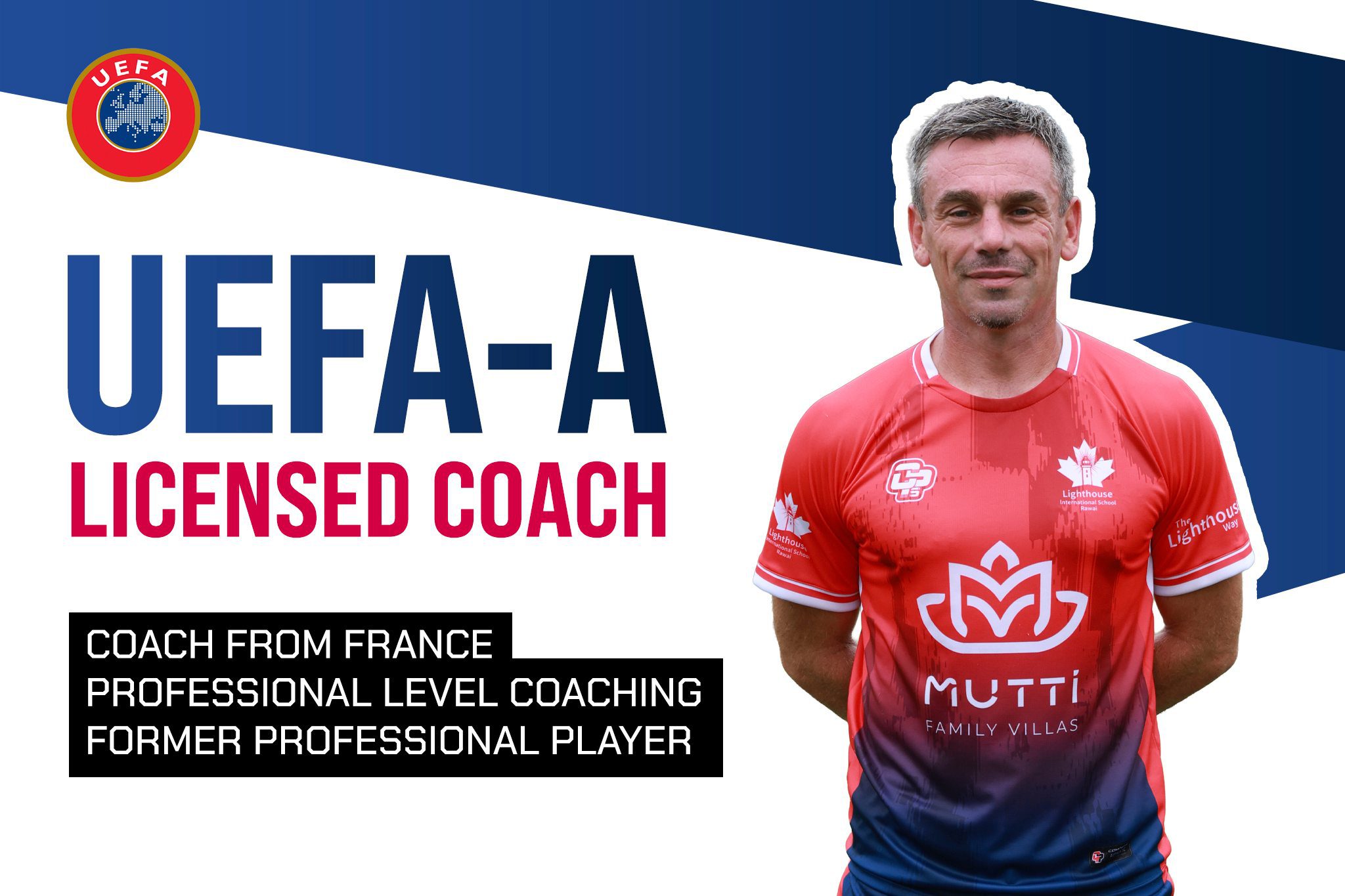 UEFA-A Licensed football coach UEFA-A Licensed football coach
