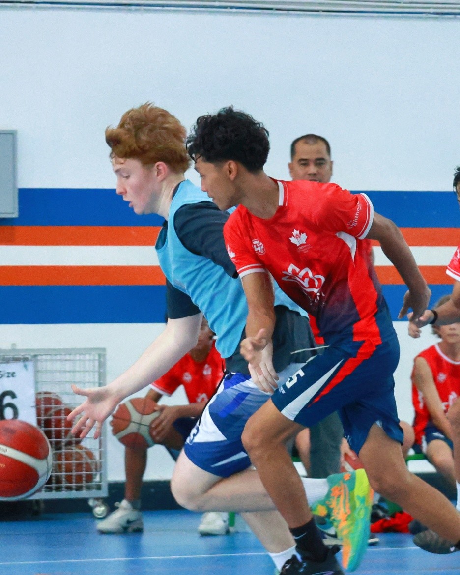 Basketball match between Lighthouse and British 2