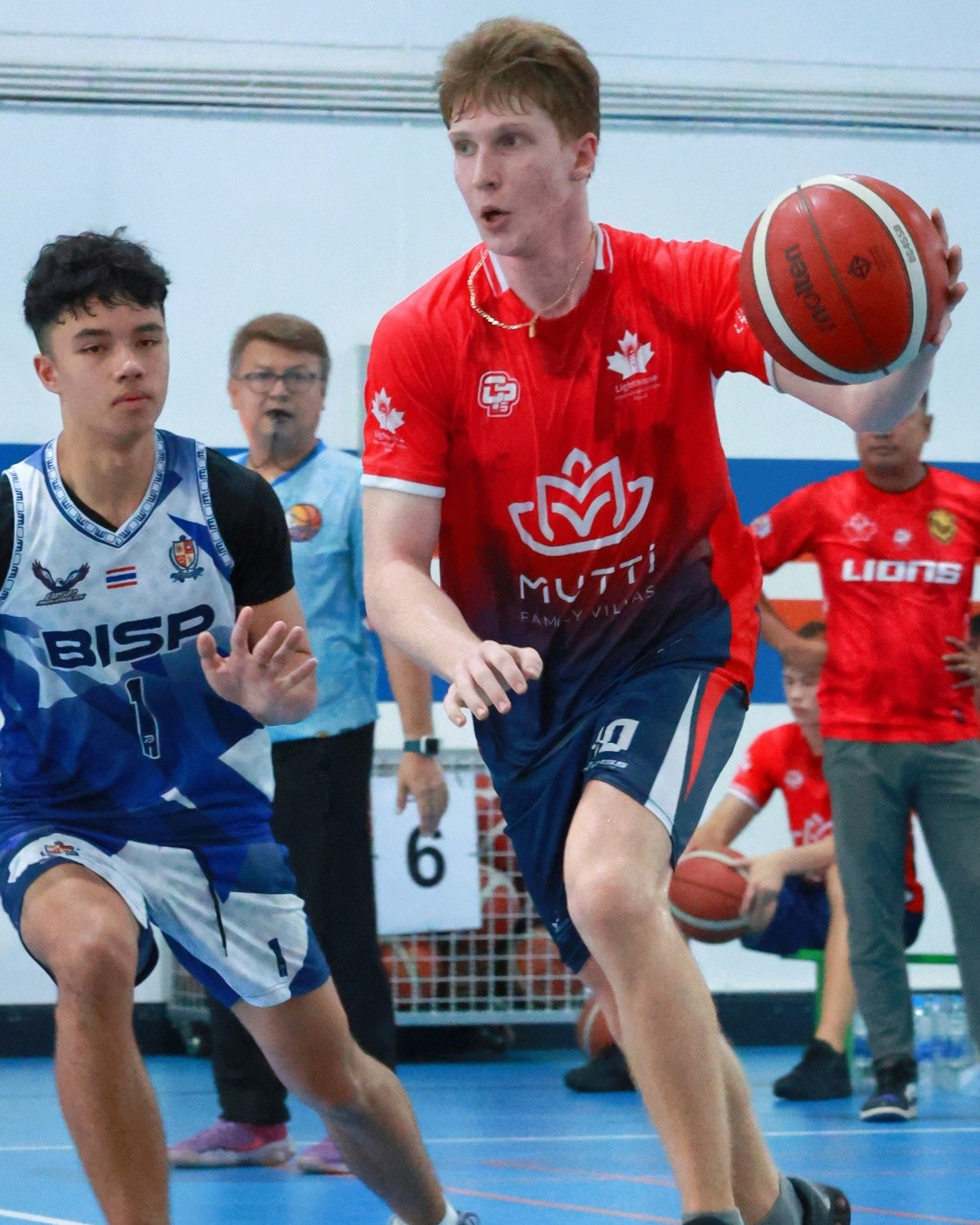 Basketball match between Lighthouse and British