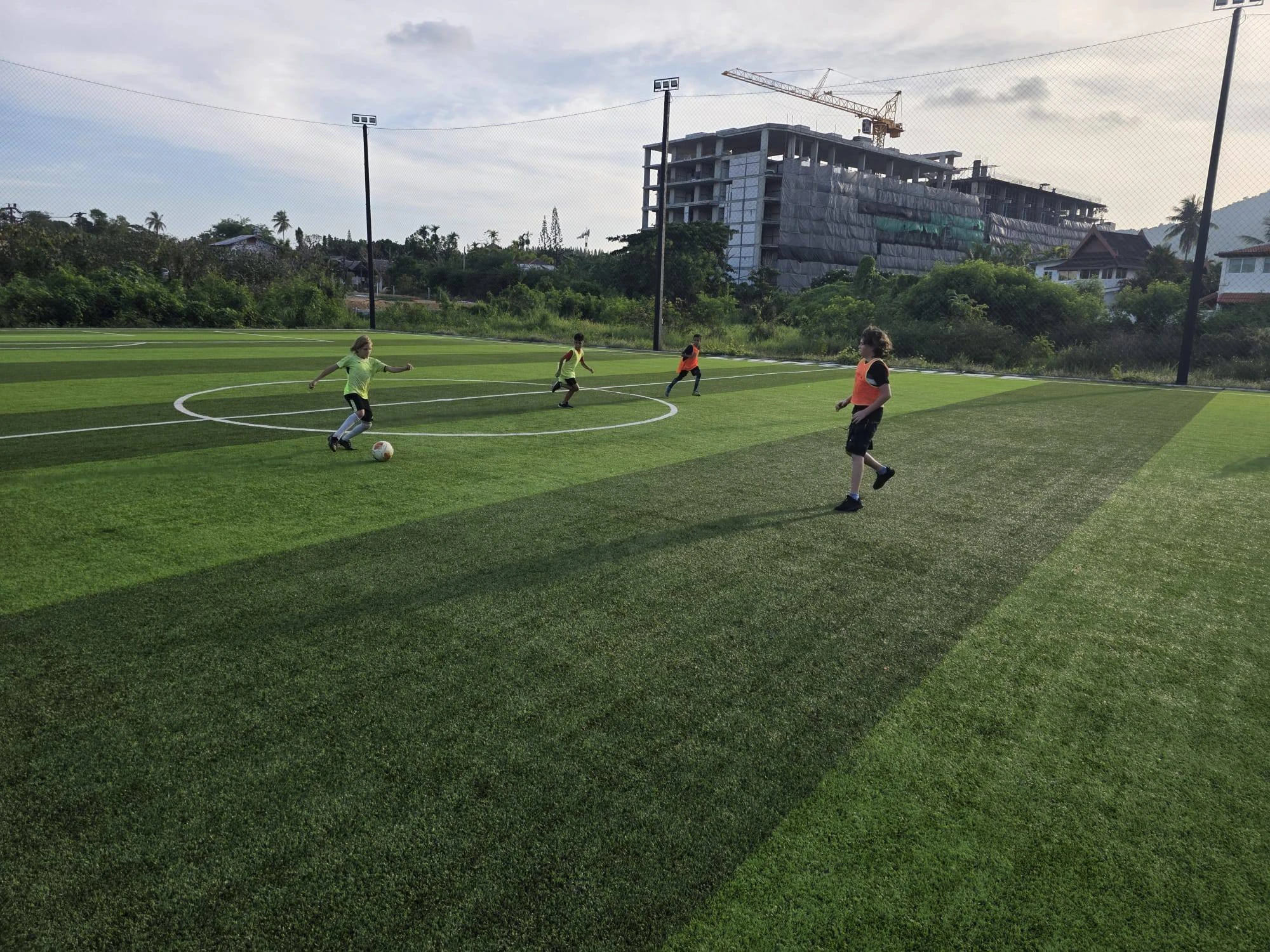 Kids football pitch