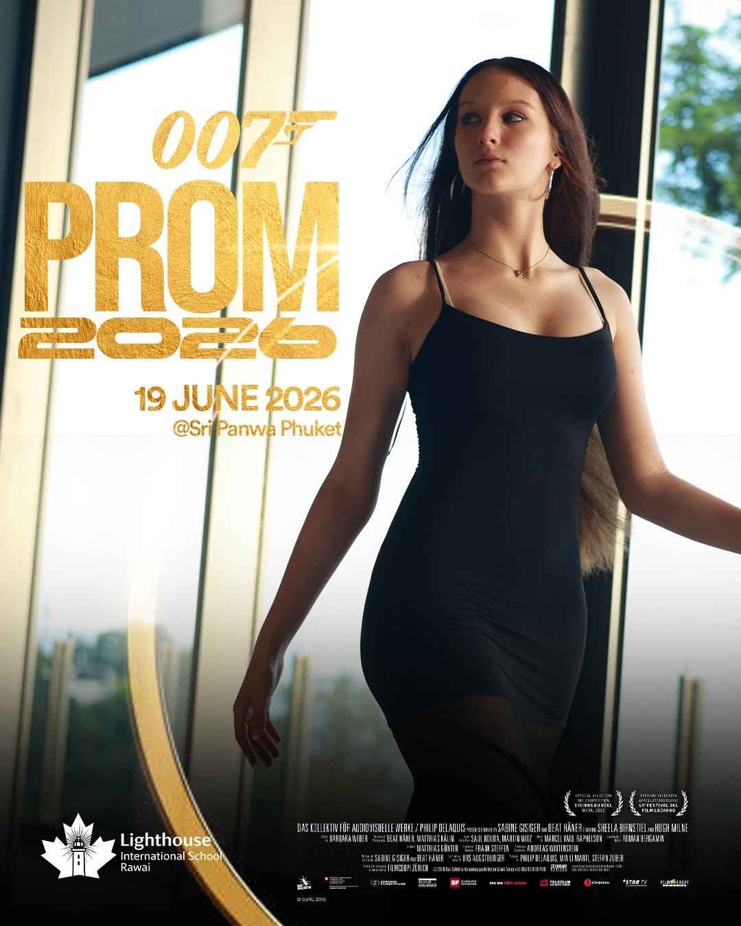 007 Theme Prom 2026 - Young lady in a dress