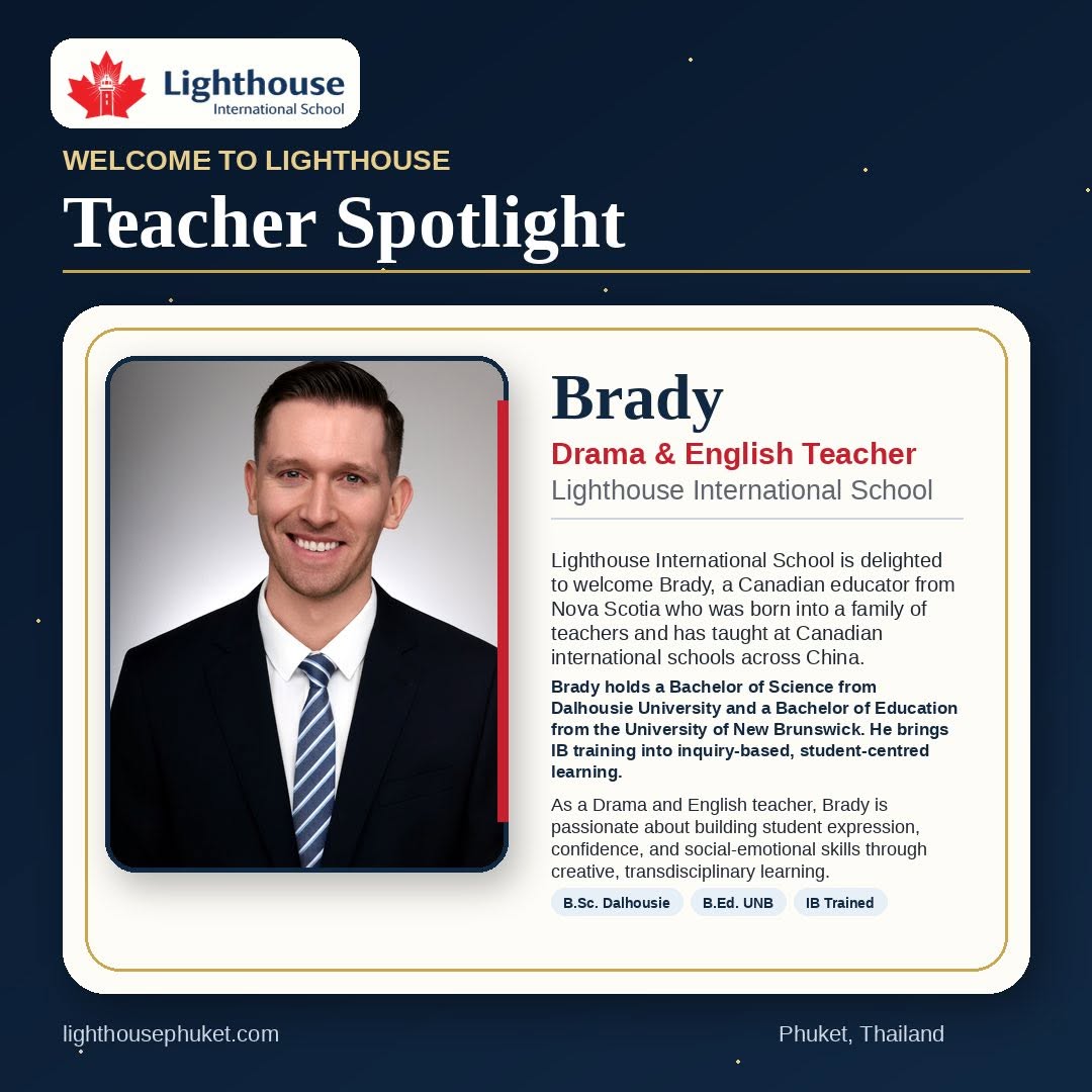 Brady - Drama and English Teacher