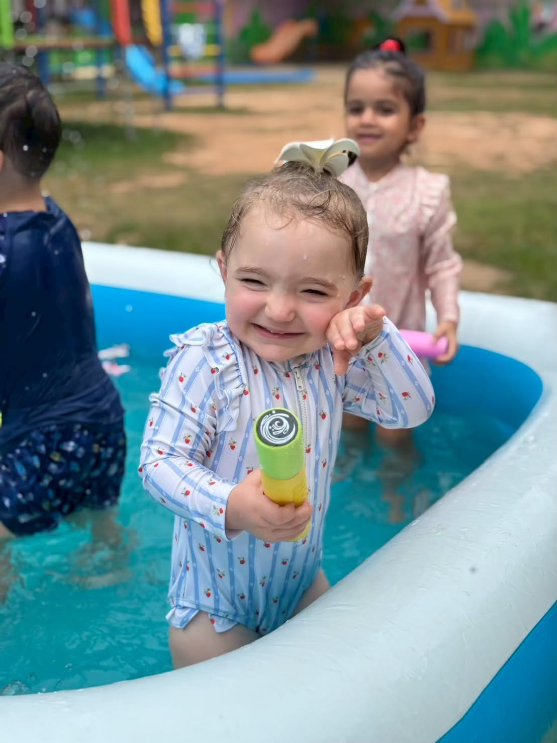 Children in the pool