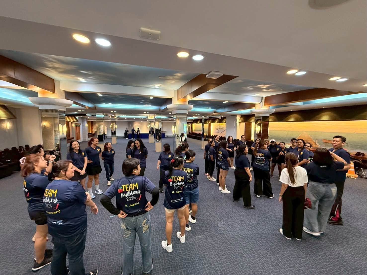 Lighthouse Chalong International Kindergarten & School teachers team building formation