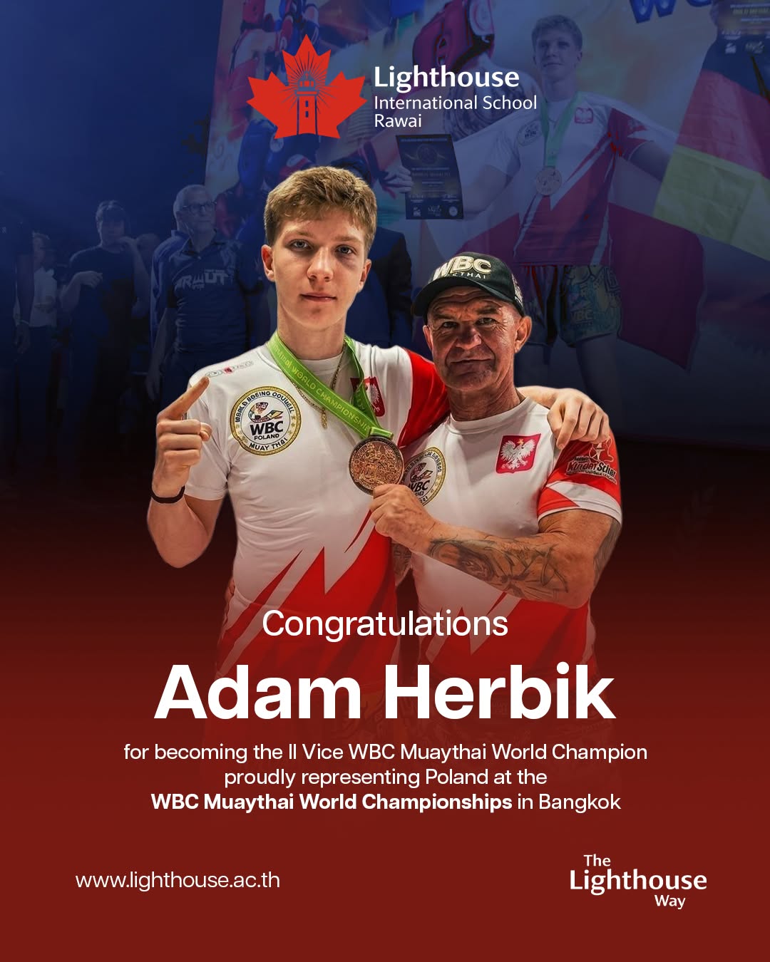 Adam Herbik wins II Vice WBC MuayThai World Champion