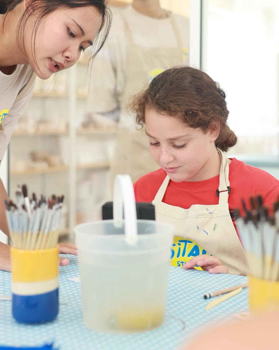 Lighthouse International School student clay pottery for summer camp Lighthouse International School student clay pottery for summer camp
