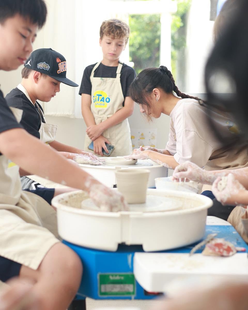 Lighthouse International School students clay pottery for summer camp 2026 Lighthouse International School students clay pottery for summer camp 2026