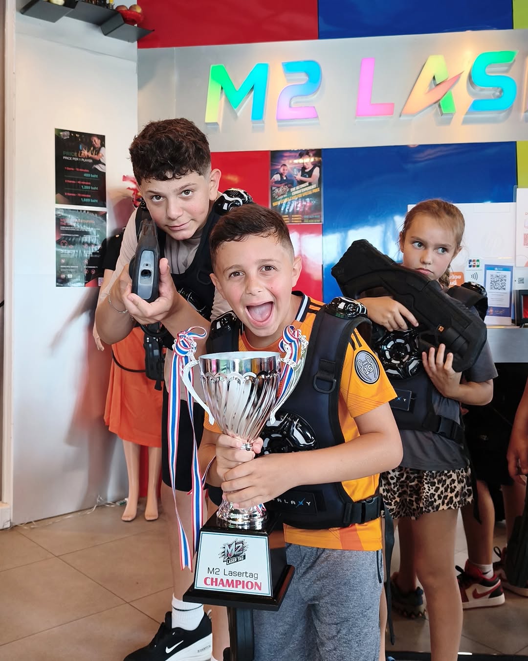 Laser tag champion - Lighthouse students