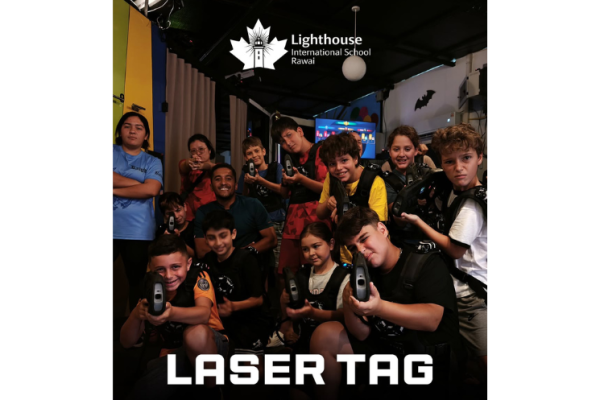 Lighthouse Campers Building Confidence & Teamwork with Laser Tag