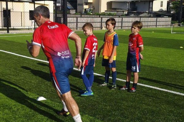 Apex Lions Football Training for Koh Samui Tournament