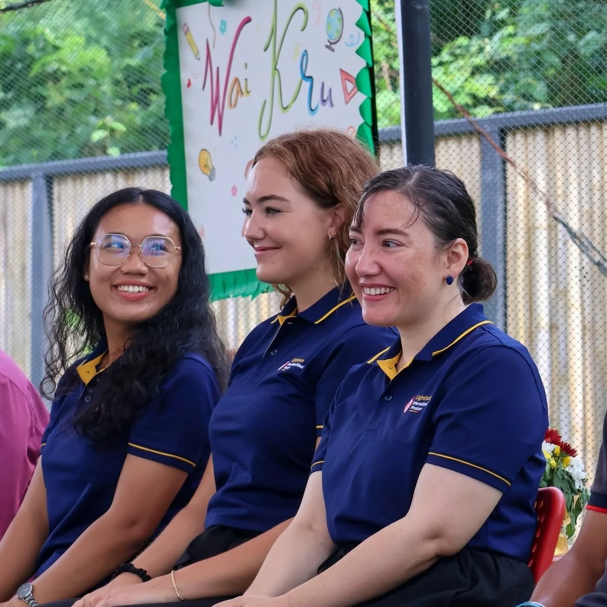 Honoring Lighthouse International School teachers during Wai Kru Day