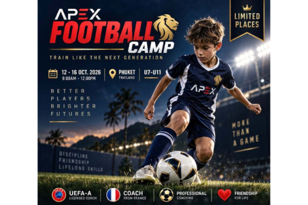 APEX U7–U11 Football Camp Phuket: October 2026