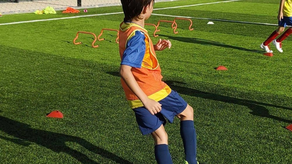 Student football practice - Apex Lions Football Academy Lighthouse International School, Rawai