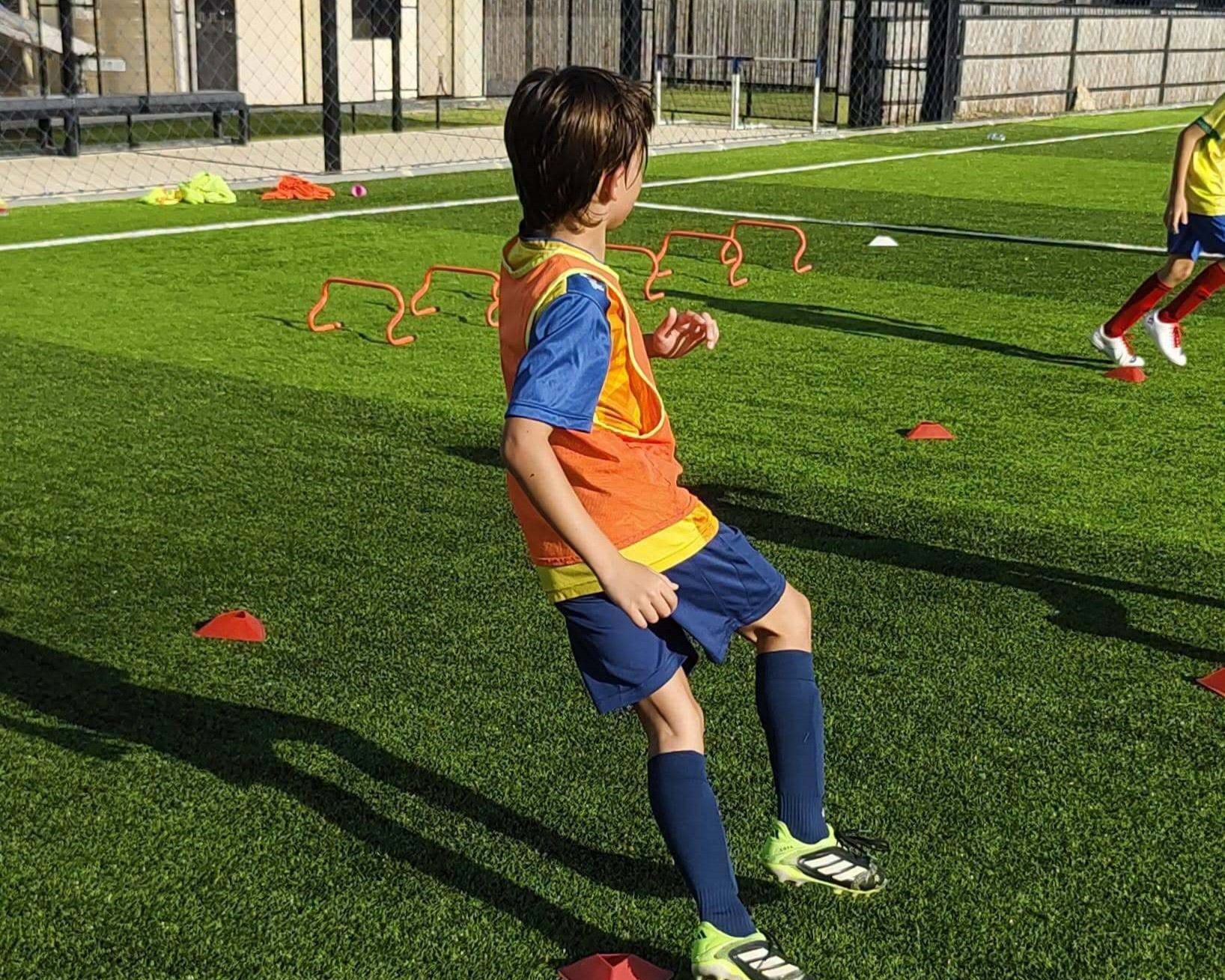 Student football practice - Apex Lions Football Academy Lighthouse International School, Rawai